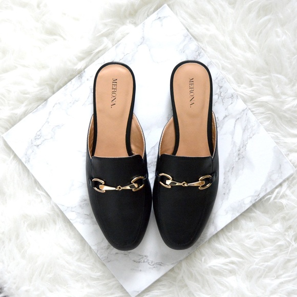 a new day Shoes - ‘Kona’ Backless Slip On Loafer Mules